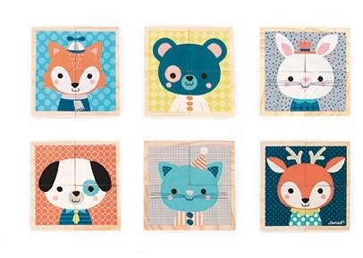 Janod, деревянный пазл 6в1 «Лес»
Janod, деревянный пазл 6в1 «Лес»