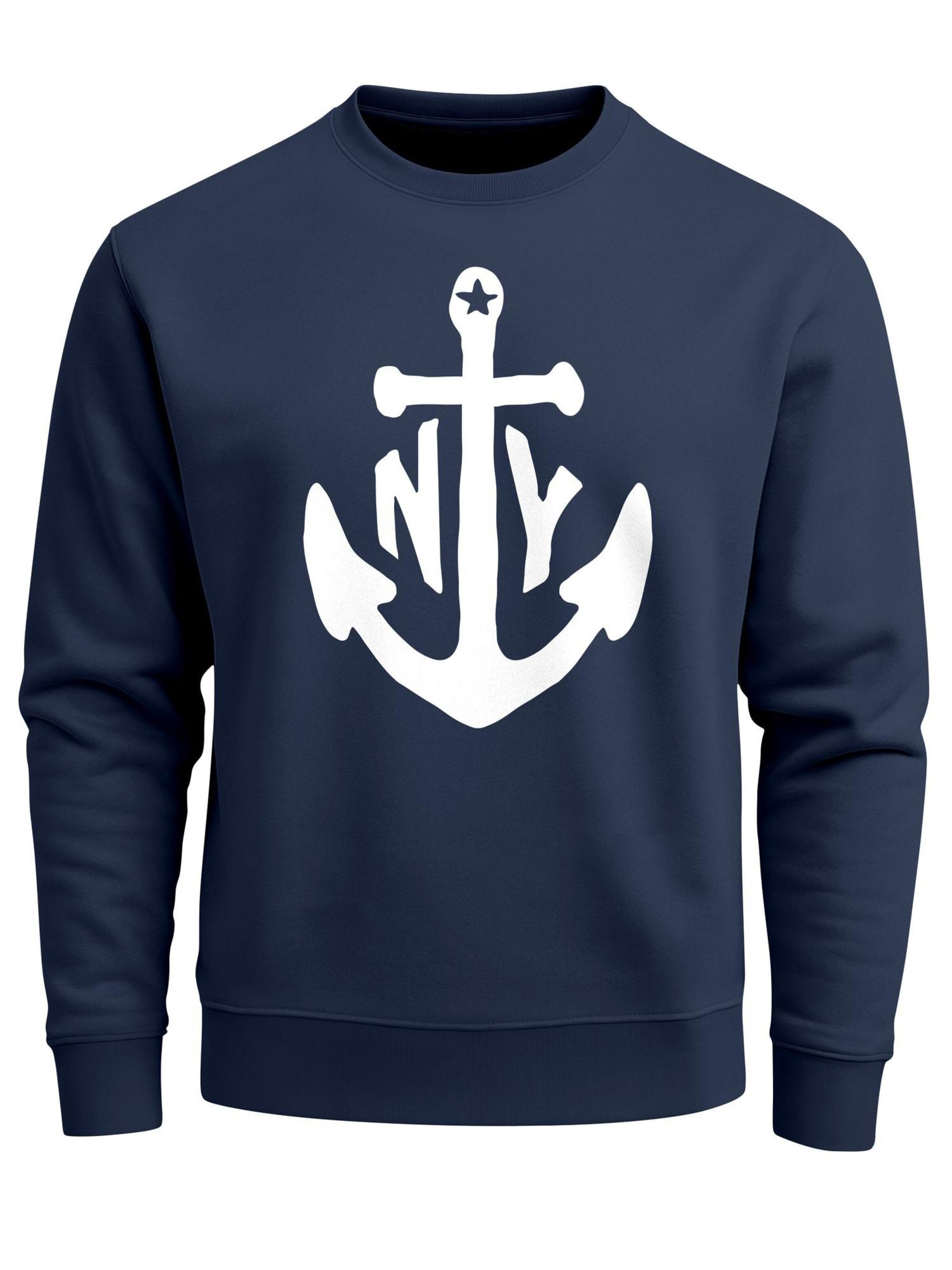 Neverless Свитшот 'NY Anker' в цвете Navy
Neverless Свитшот 'NY Anker' в цвете Navy