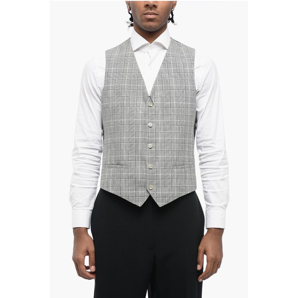 CC COLLECTION Жилет из натуральной шерсти в клетку District Check Corneliani, Gray
CC COLLECTION Жилет из натуральной шерсти в клетку District Check Corneliani, Gray