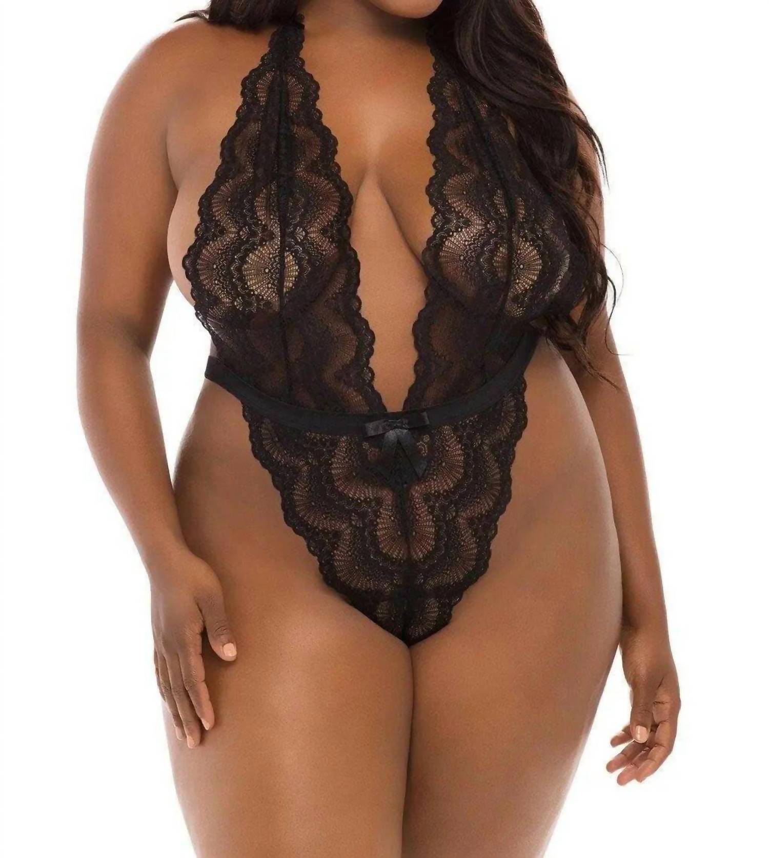 Alessa Кружевное боди - плюс в черном Oh La La Cheri
Alessa Кружевное боди - плюс в черном Oh La La Cheri