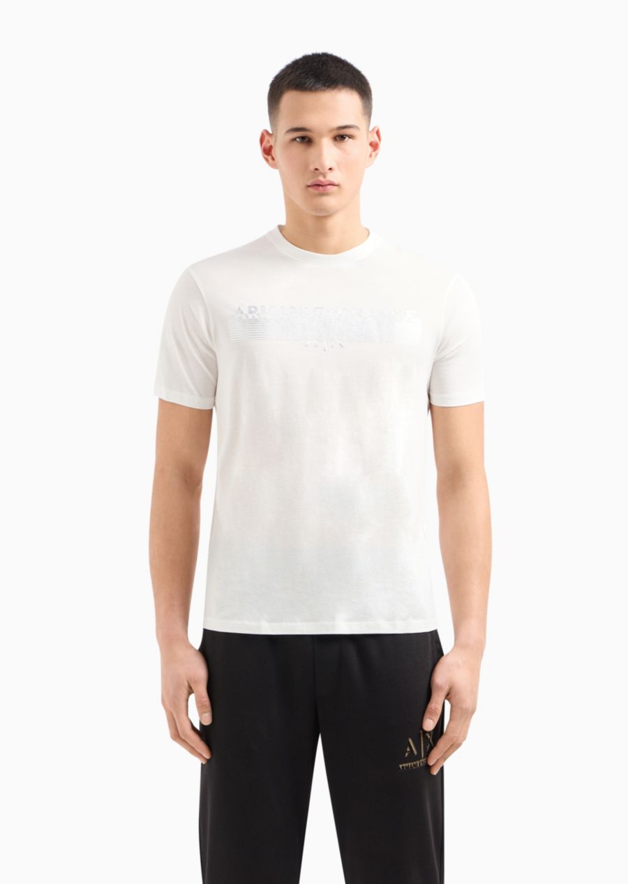 Мужская футболка с металлическим логотипом A|X Armani Exchange, Off White, Белый, Мужская футболка с металлическим логотипом A|X Armani Exchange, Off White
Мужская футболка с металлическим логотипом A|X Armani Exchange, Off White, Белый, Мужская футболка с металлическим логотипом A|X Armani Exchange, Off White