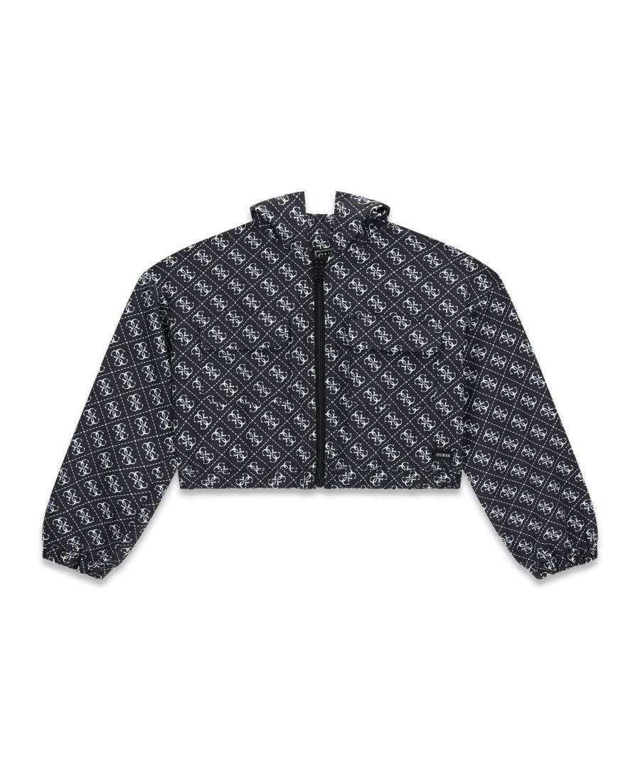 Детская куртка на молнии с капюшоном и принтом по всей поверхности, размер 7-16 GUESS, Black
Детская куртка на молнии с капюшоном и принтом по всей поверхности, размер 7-16 GUESS, Black