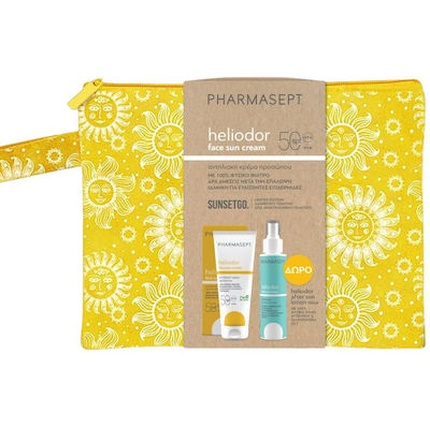 Heliodor Promo Face Sun Cream Spf50 50 мл с Heliodor After Sun Lotion 100 мл Pharmasept
Heliodor Promo Face Sun Cream Spf50 50 мл с Heliodor After Sun Lotion 100 мл Pharmasept