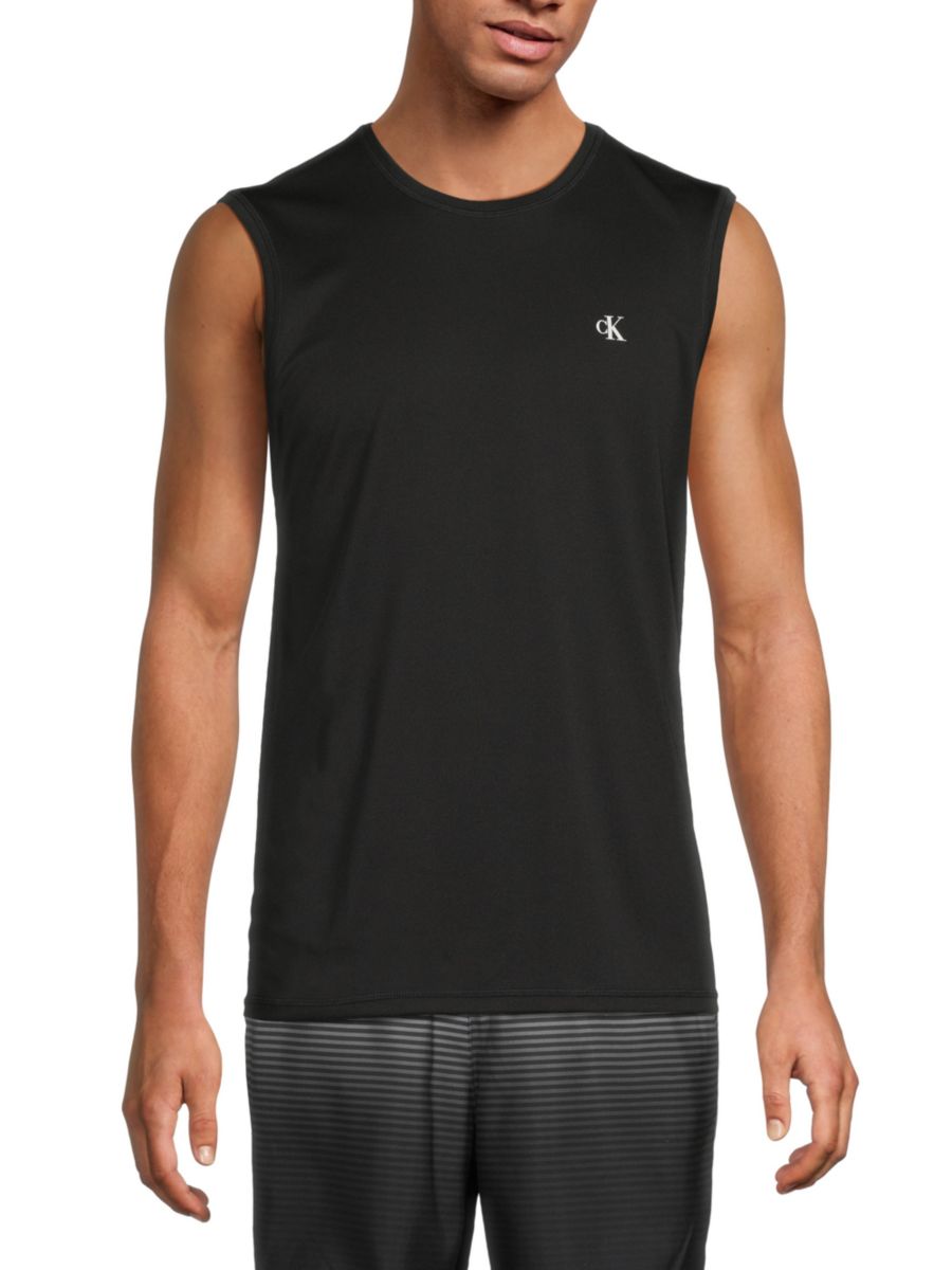 Футболка без рукавов для плавания и мышц Calvin Klein, черный
Футболка без рукавов для плавания и мышц Calvin Klein, черный