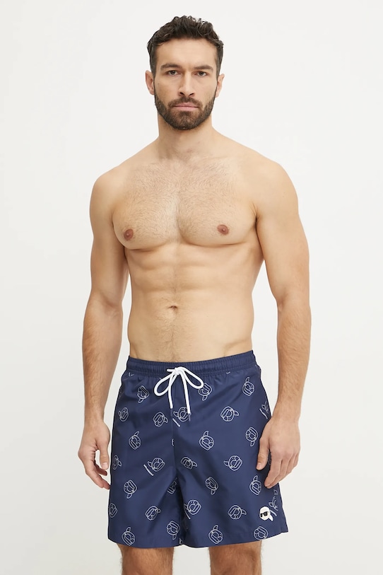 Пляжные шорты Karl Lagerfeld, темно-синий 
Пляжные шорты Karl Lagerfeld, темно-синий