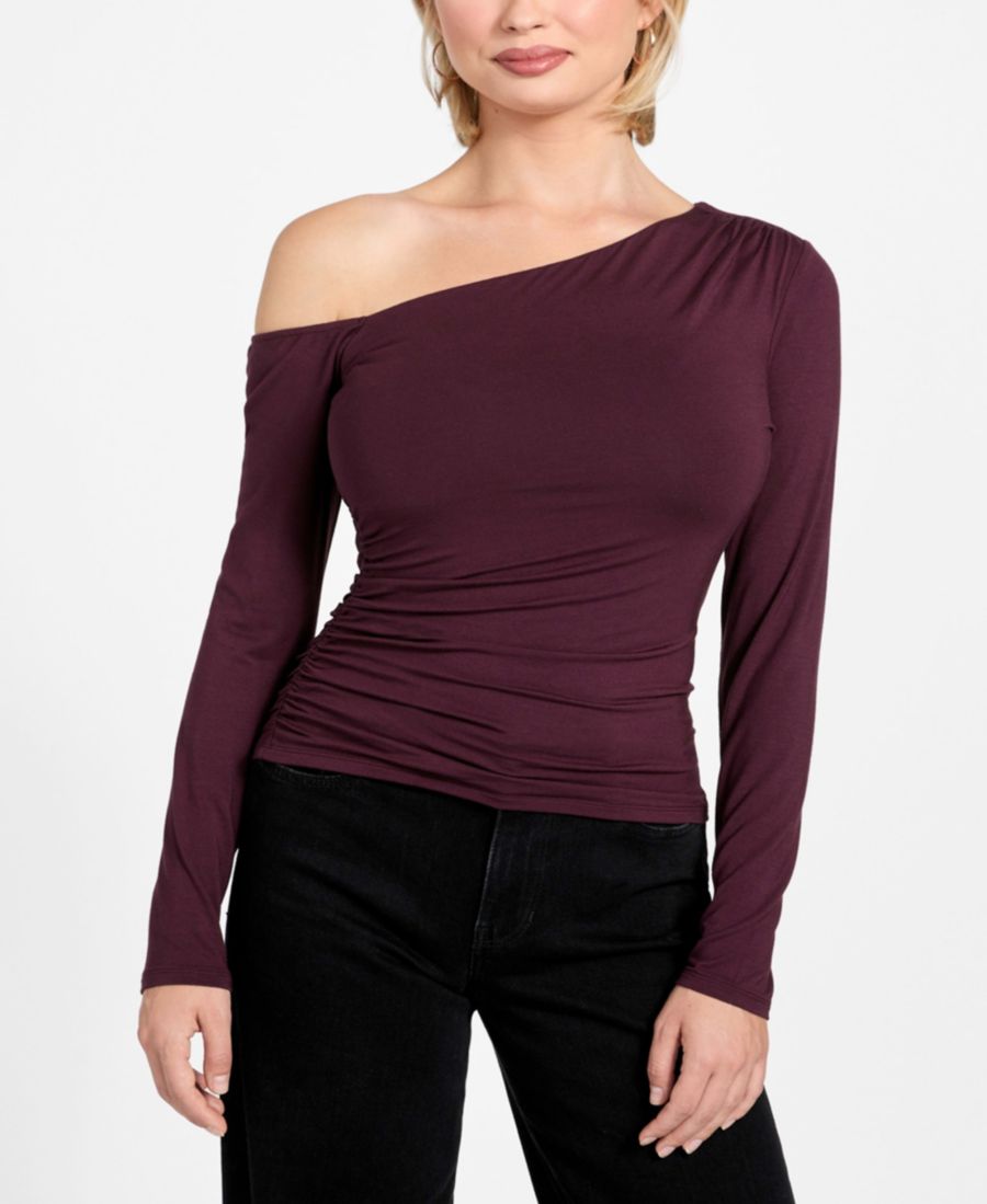 Женская блузка Kassadee с открытыми плечами GUESS, Regal Plum
Женская блузка Kassadee с открытыми плечами GUESS, Regal Plum