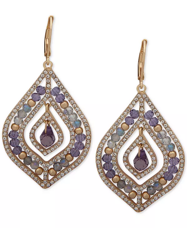 Серьги-Люстры с паве и каменными бусинами Lonna & Lilly, purple
Серьги-Люстры с паве и каменными бусинами Lonna & Lilly, purple
