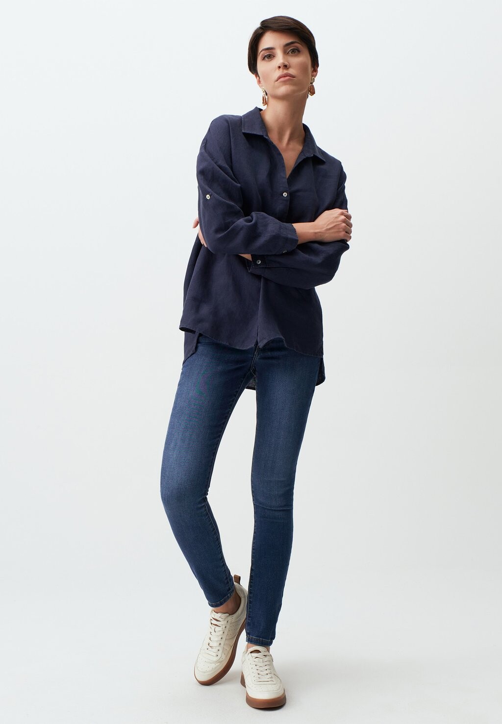Блузка на пуговицах LONG SLEEVE Jimmy Key, темно-синий
Блузка на пуговицах LONG SLEEVE Jimmy Key, темно-синий