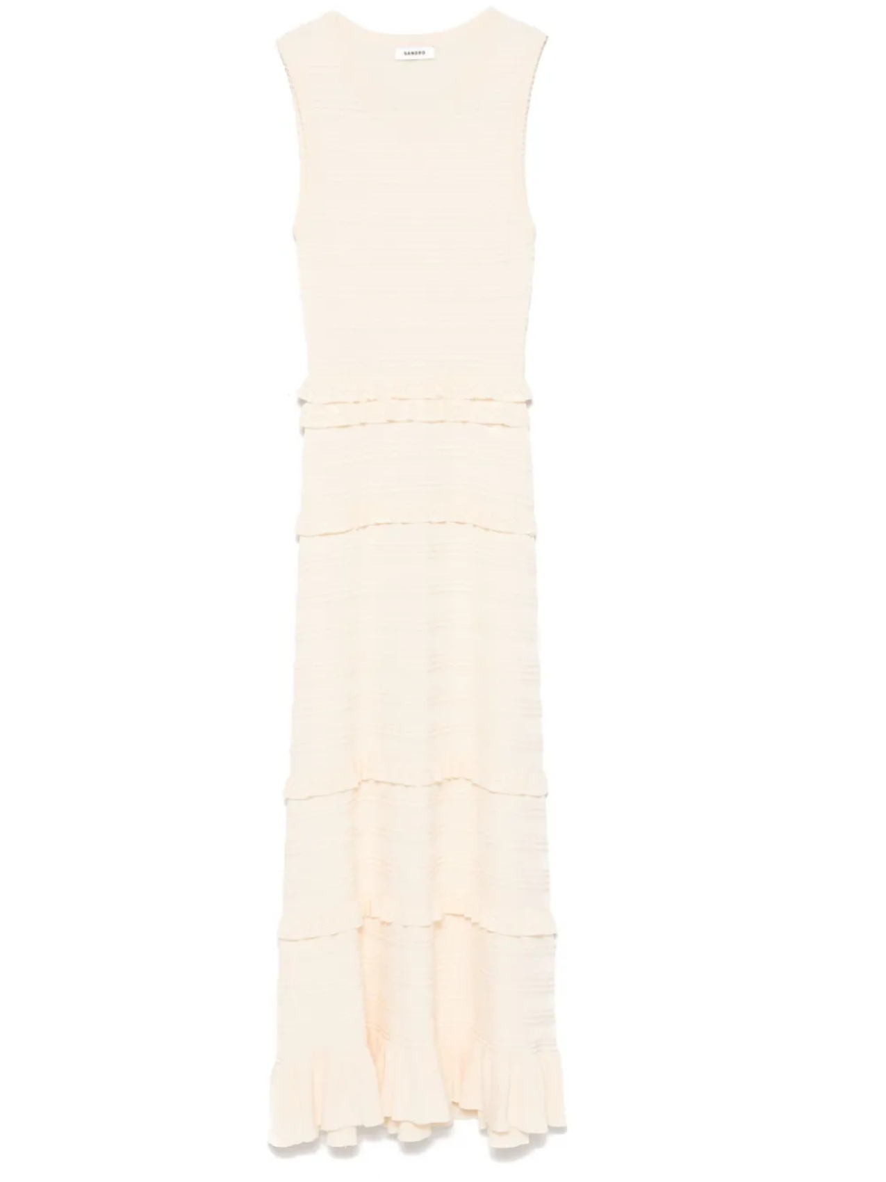 SANDRO трикотажное платье, нейтральный 
SANDRO трикотажное платье, нейтральный