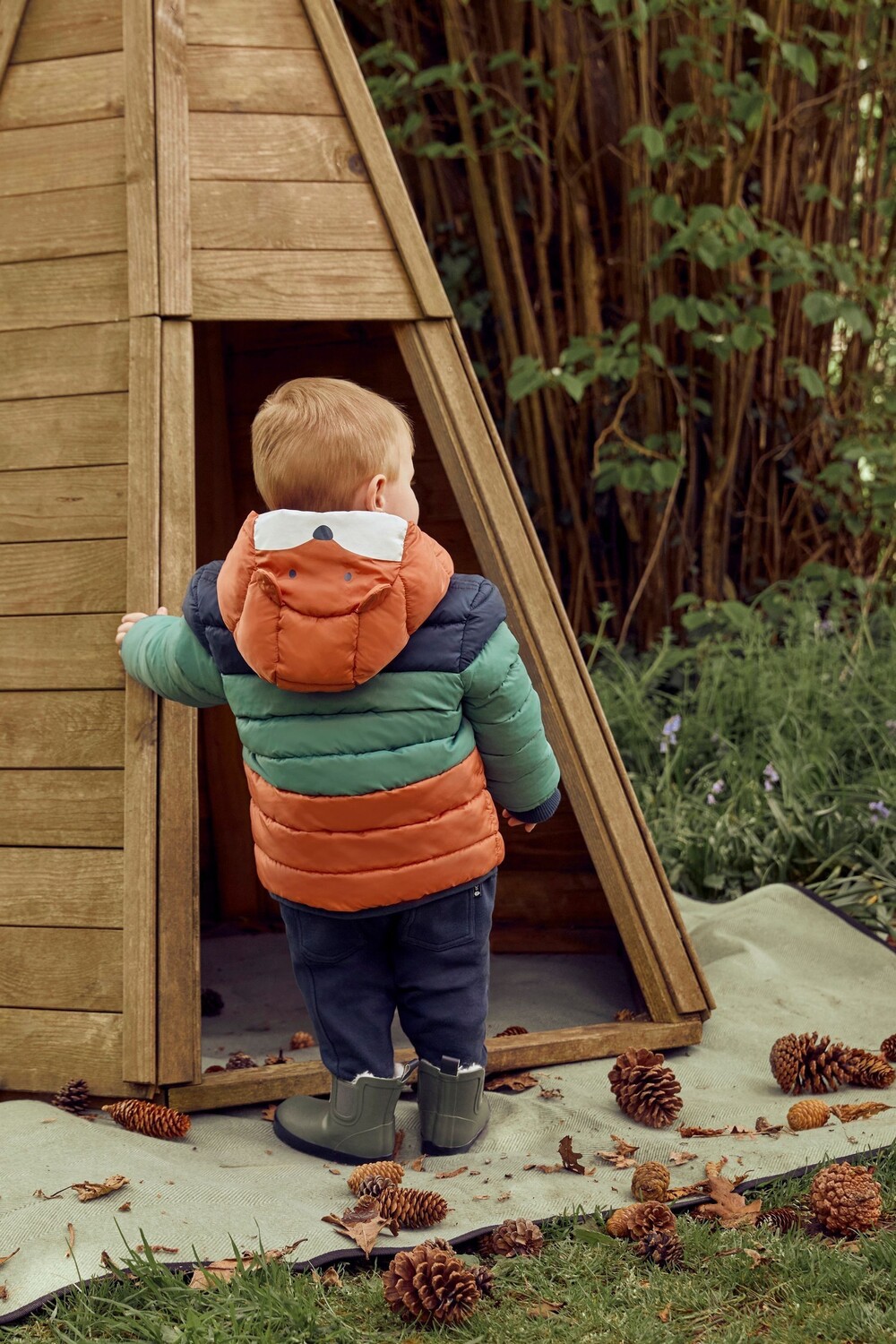 Пуховик с фигурой Jojo Maman Bébé, оранжевый
Пуховик с фигурой Jojo Maman Bébé, оранжевый