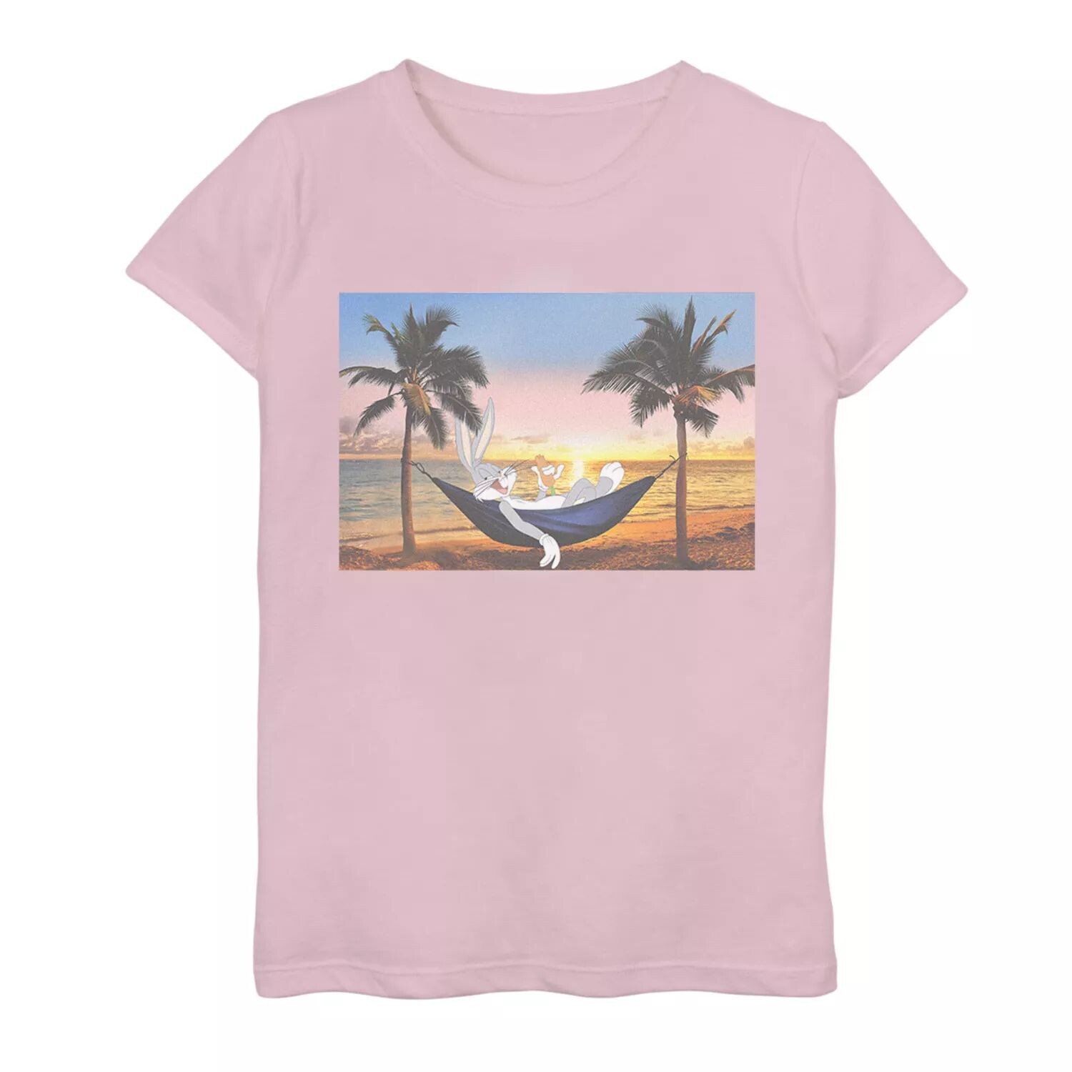 Футболка с плакатом и графическим рисунком в гамаке «Looney Tunes Bugs Bunny» для девочек 7–16 лет Licensed Character
Футболка с плакатом и графическим рисунком в гамаке «Looney Tunes Bugs Bunny» для девочек 7–16 лет Licensed Character