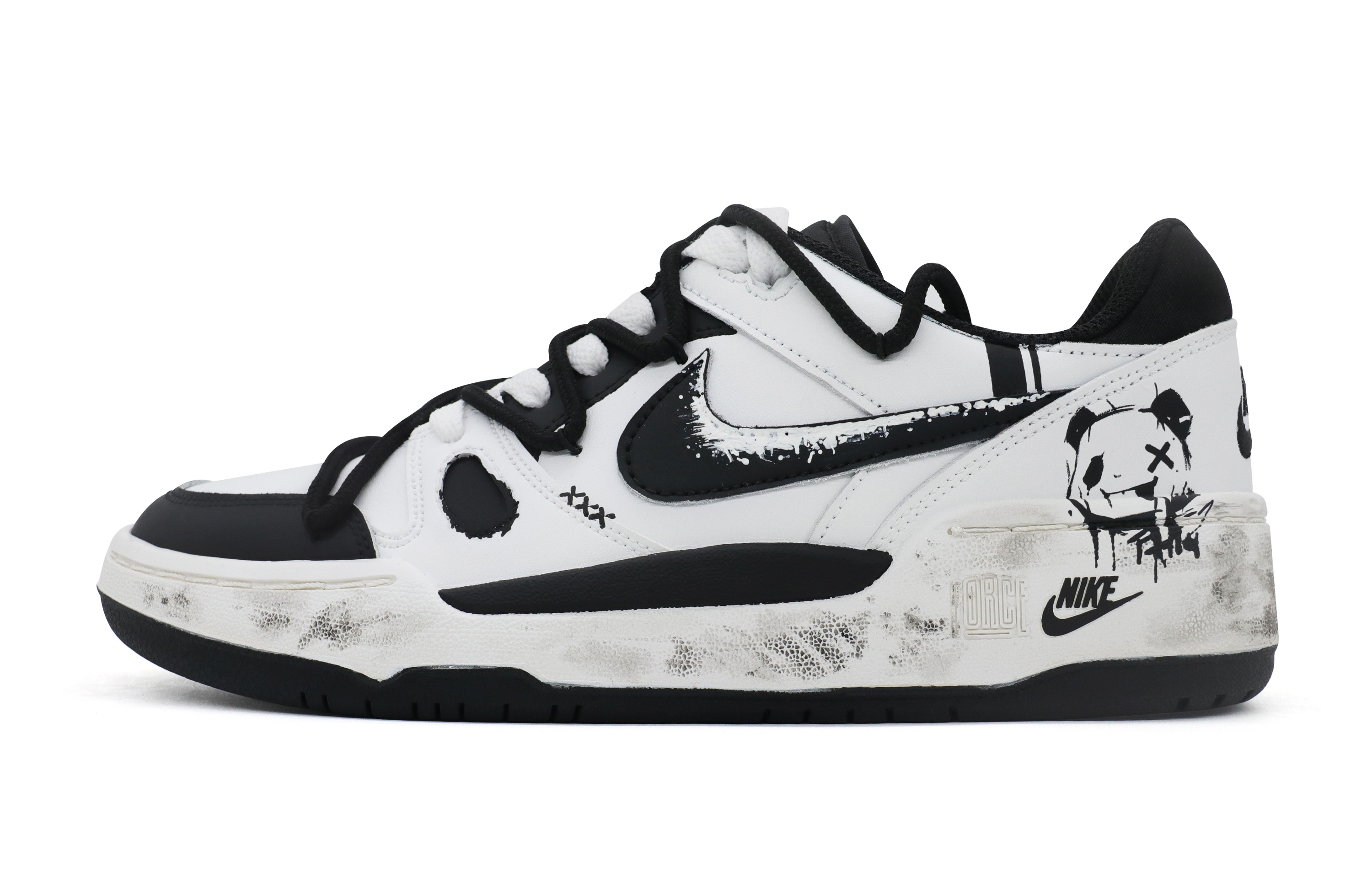 Nike Кроссовки для скейтбординга Full Force Low Top, мужские, черно-белые
Nike Кроссовки для скейтбординга Full Force Low Top, мужские, черно-белые