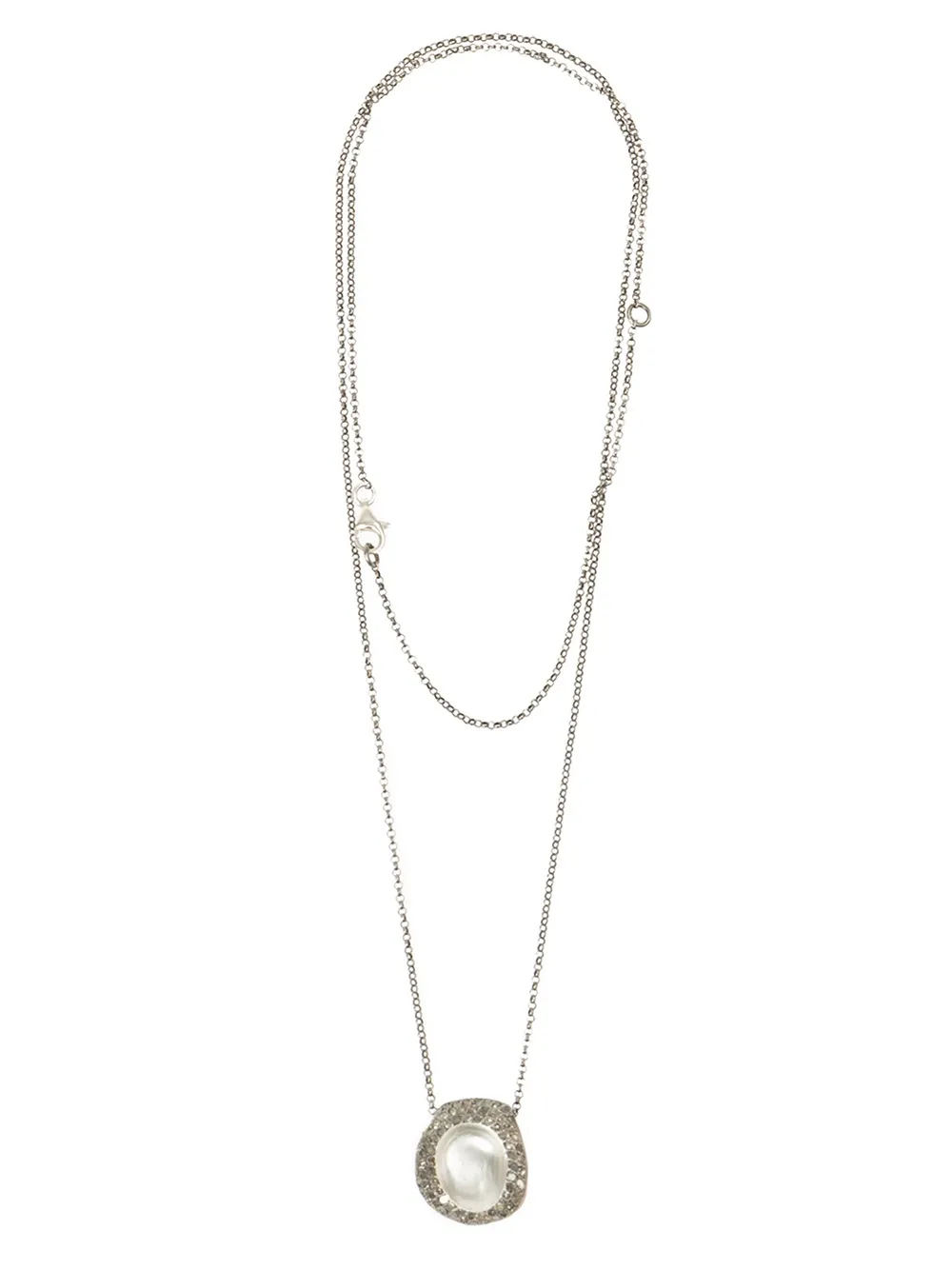 Колье с круглой подвеской с бриллиантами Rosa Maria, серебяный
Колье с круглой подвеской с бриллиантами Rosa Maria, серебяный
