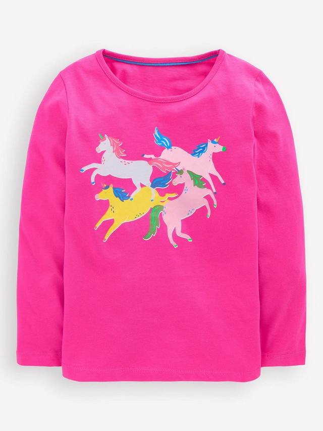 Детская футболка с длинным рукавом Riso Cotton с принтом Mini Boden, Pink Unicorns
Детская футболка с длинным рукавом Riso Cotton с принтом Mini Boden, Pink Unicorns