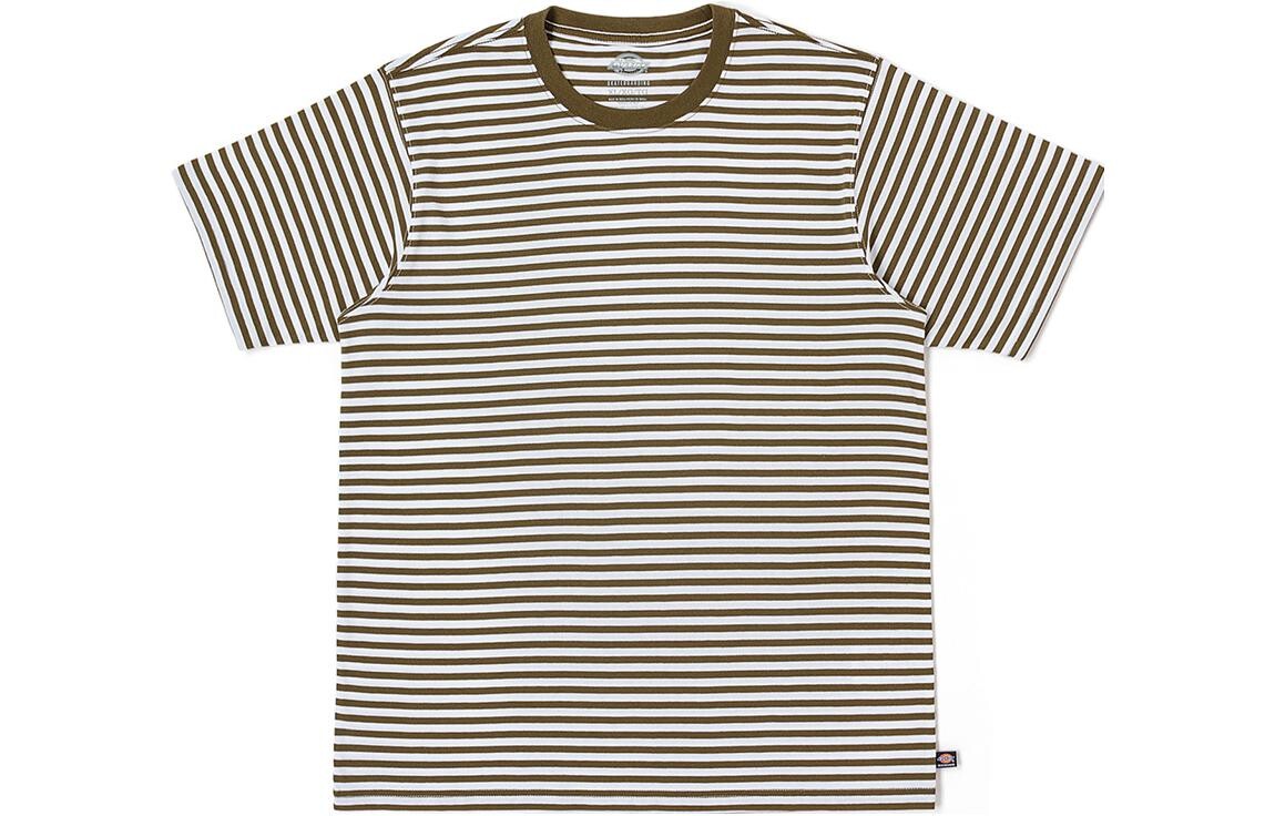 Футболка унисекс белая темно-оливковая зеленая в полоску Dickies, зеленый
Футболка унисекс белая темно-оливковая зеленая в полоску Dickies, зеленый