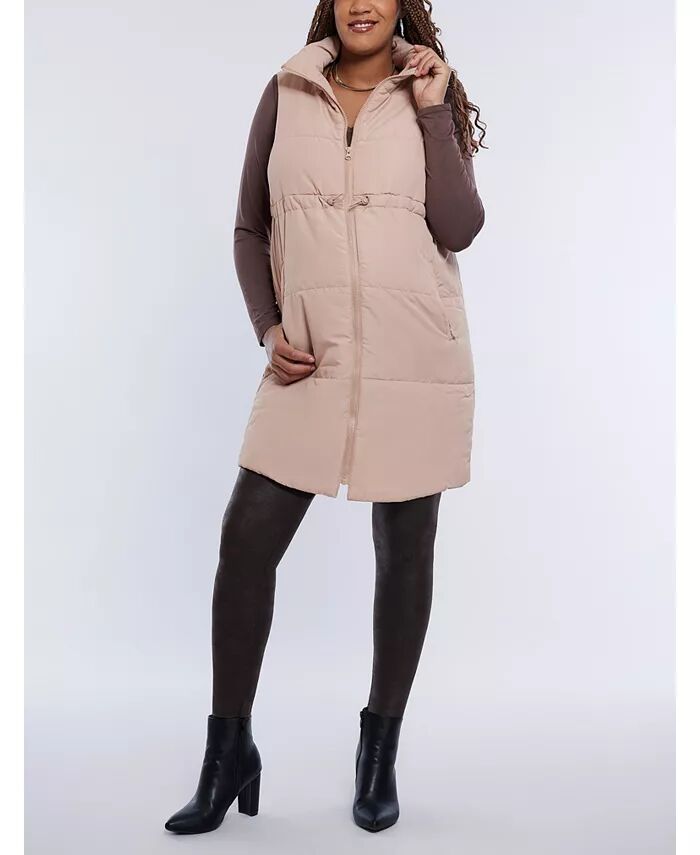 Женский тканый стеганый жилет без рукавов с застежкой-молнией - Motherhood Maternity, белый
Женский тканый стеганый жилет без рукавов с застежкой-молнией - Motherhood Maternity, белый