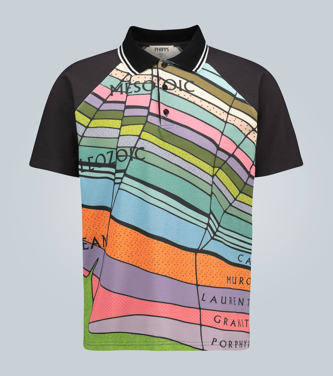 Рубашка-поло реглан с геологическим принтом Phipps, Geological Print
Рубашка-поло реглан с геологическим принтом Phipps, Geological Print