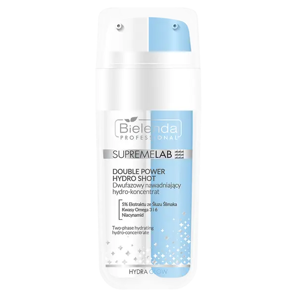 Двухфазный увлажняющий гидроконцентрат для лица, 2x15 мл Bielenda Professional Supremelab
Двухфазный увлажняющий гидроконцентрат для лица, 2x15 мл Bielenda Professional Supremelab