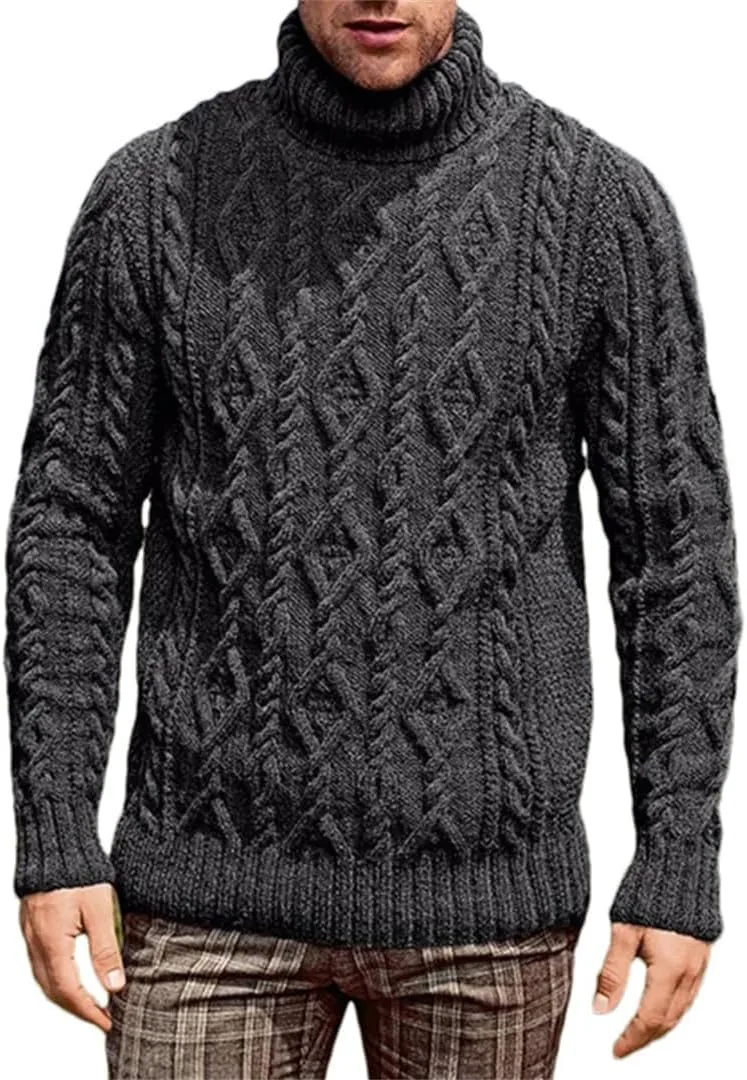 Мужской водолазный свитер Casual Pullover, теплый, с длинным рукавом, Slim Fit
Мужской водолазный свитер Casual Pullover, теплый, с длинным рукавом, Slim Fit