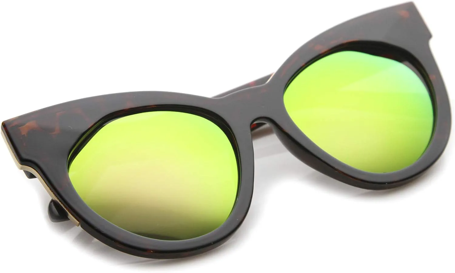 Женские солнцезащитные очки zeroUV в массивной оправе с переливающимися линзами, модель «кошачий глаз», диаметр линз 55 мм, Tortoise / Pink Yellow Mirror
Женские солнцезащитные очки zeroUV в массивной оправе с переливающимися линзами, модель «кошачий глаз», диаметр линз 55 мм, Tortoise / Pink Yellow Mirror