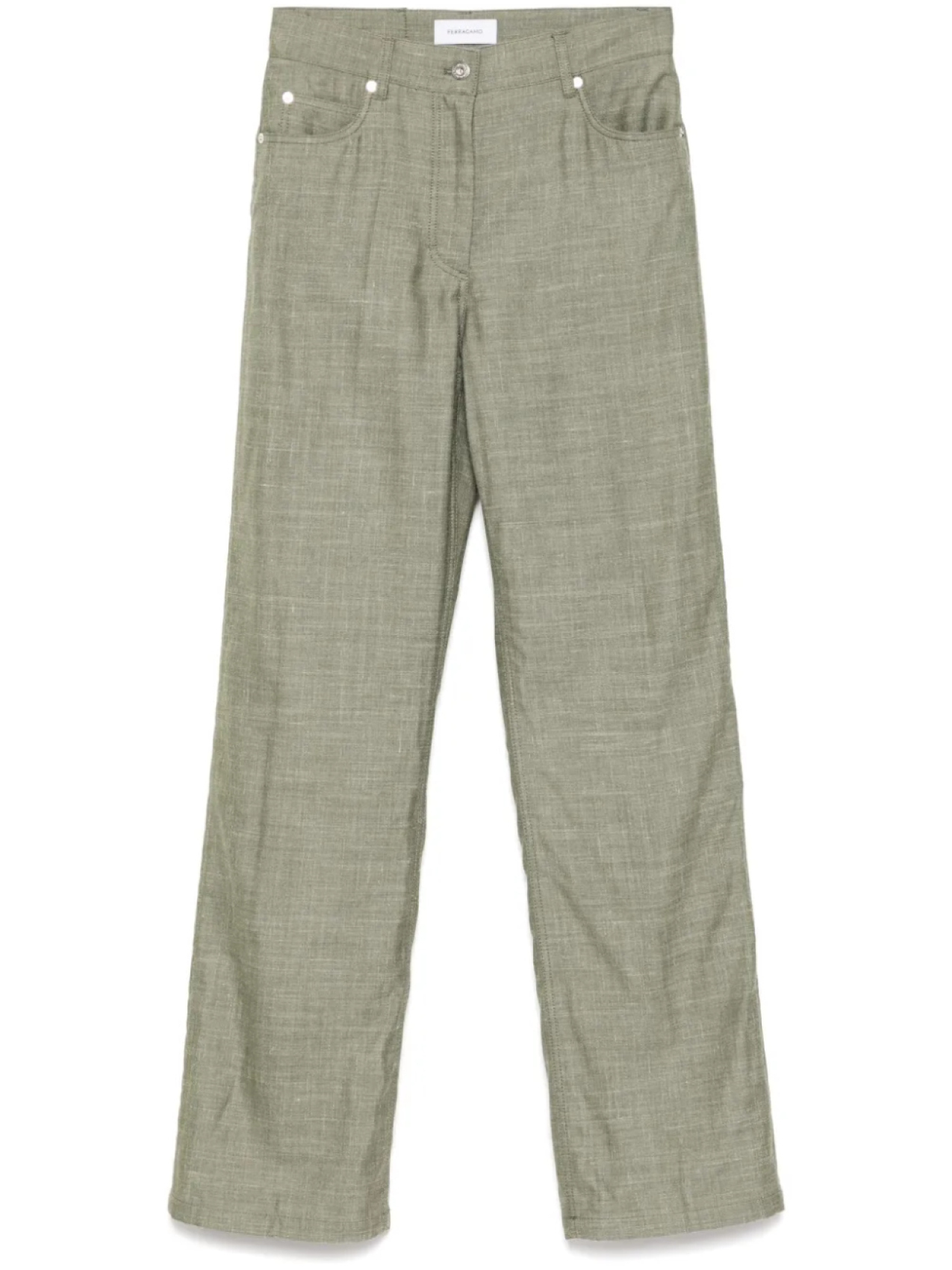 Ferragamo брюки прямого кроя, зеленый
Ferragamo брюки прямого кроя, зеленый