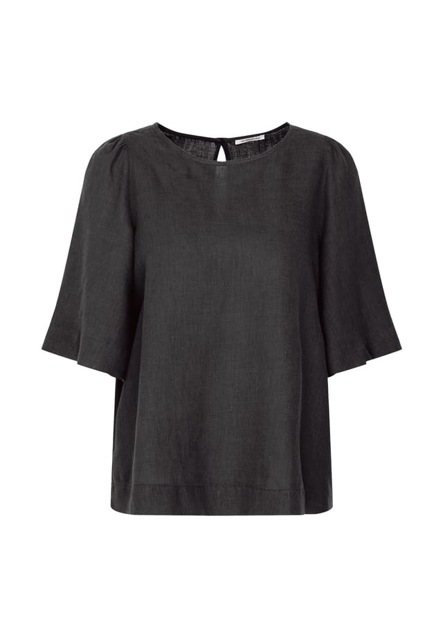 Рубашка блузка черная роза Seidensticker, черный 
Рубашка блузка черная роза Seidensticker, черный