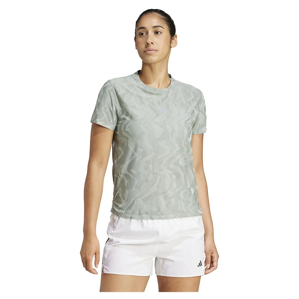 Футболка с коротким рукавом спортивная adidas Ultimate Running Engineered Climacool+, серый 
Футболка с коротким рукавом спортивная adidas Ultimate Running Engineered Climacool+, серый