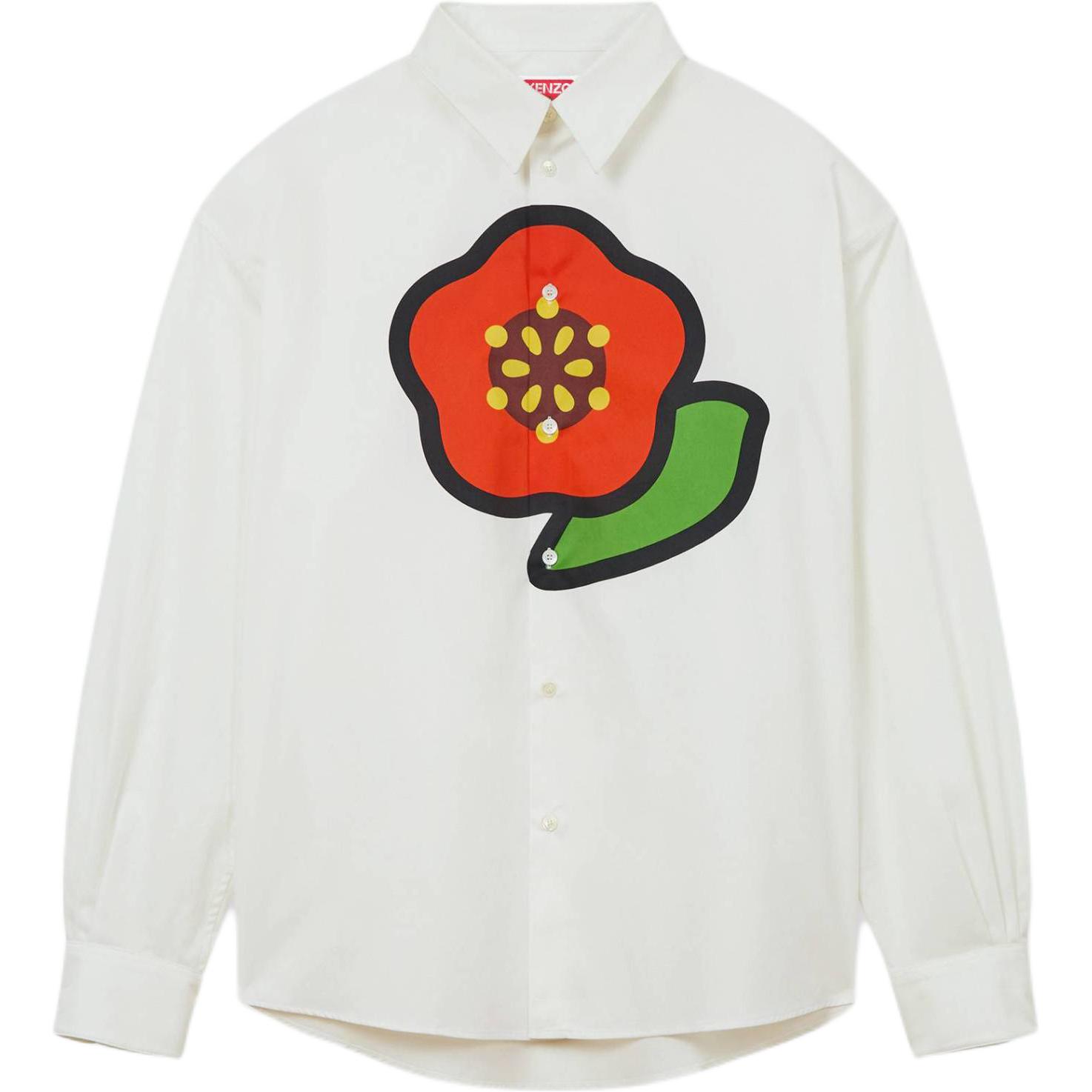 Рубашка с цветочным принтом pop flower KENZO, белый
Рубашка с цветочным принтом pop flower KENZO, белый