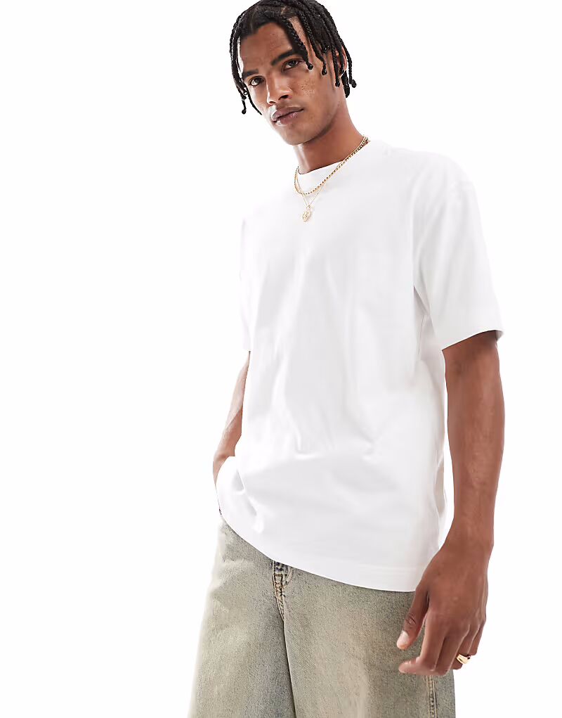 Hollister - Футболка свободного кроя белого цвета
Hollister - Футболка свободного кроя белого цвета