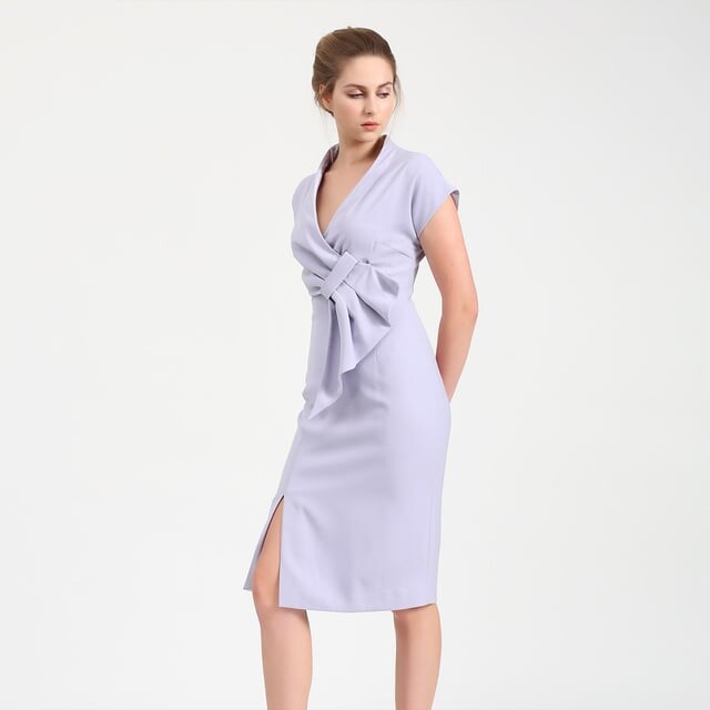 Драпированное платье асимметричного кроя Smart And Joy, фиолетовый
Драпированное платье асимметричного кроя Smart And Joy, фиолетовый