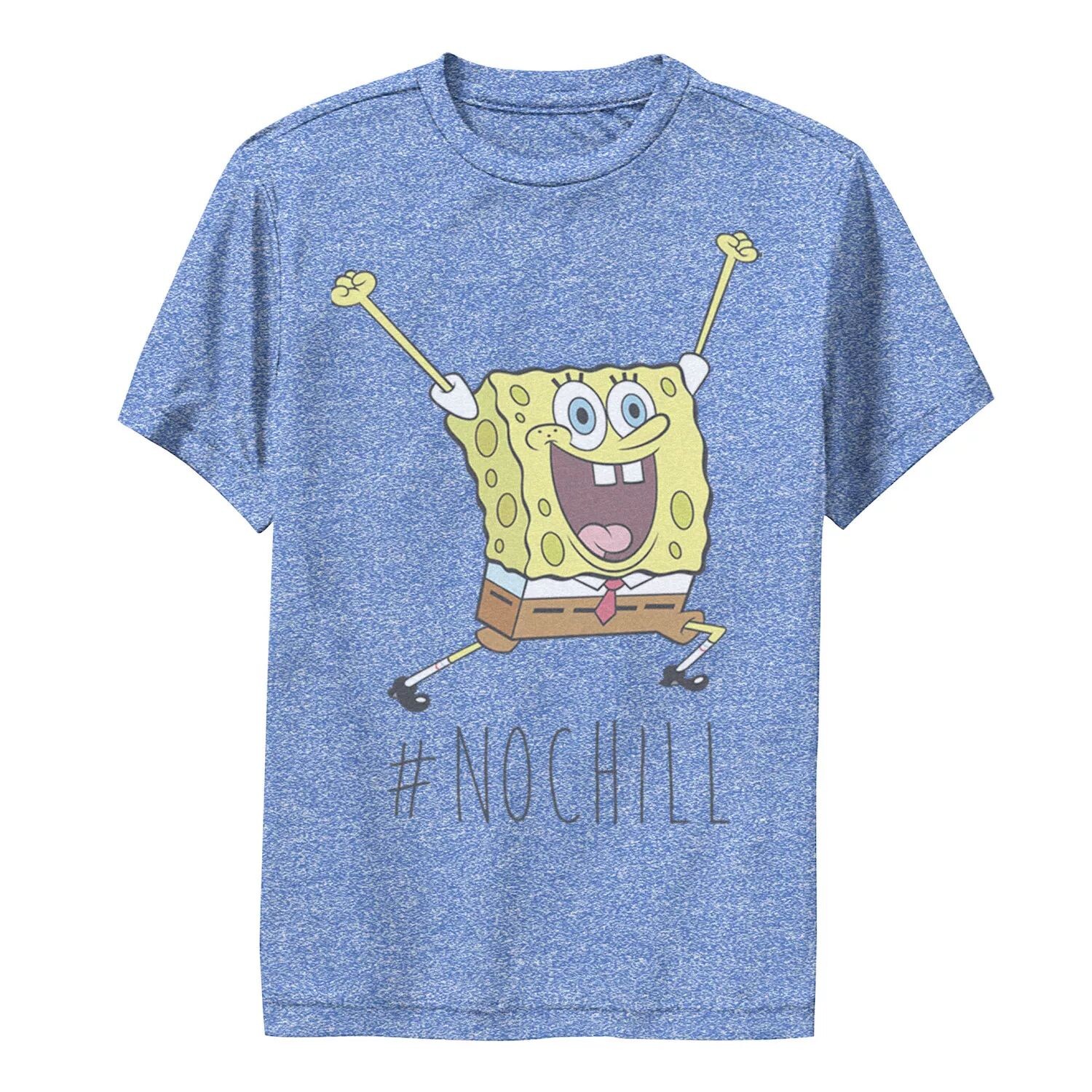Футболка с графическим рисунком Nickelodeon SpongeBob SquarePants для мальчиков 8–20 лет с хэштегом No Chill Performance Nickelodeon 
Футболка с графическим рисунком Nickelodeon SpongeBob SquarePants для мальчиков 8–20 лет с хэштегом No Chill Performance Nickelodeon