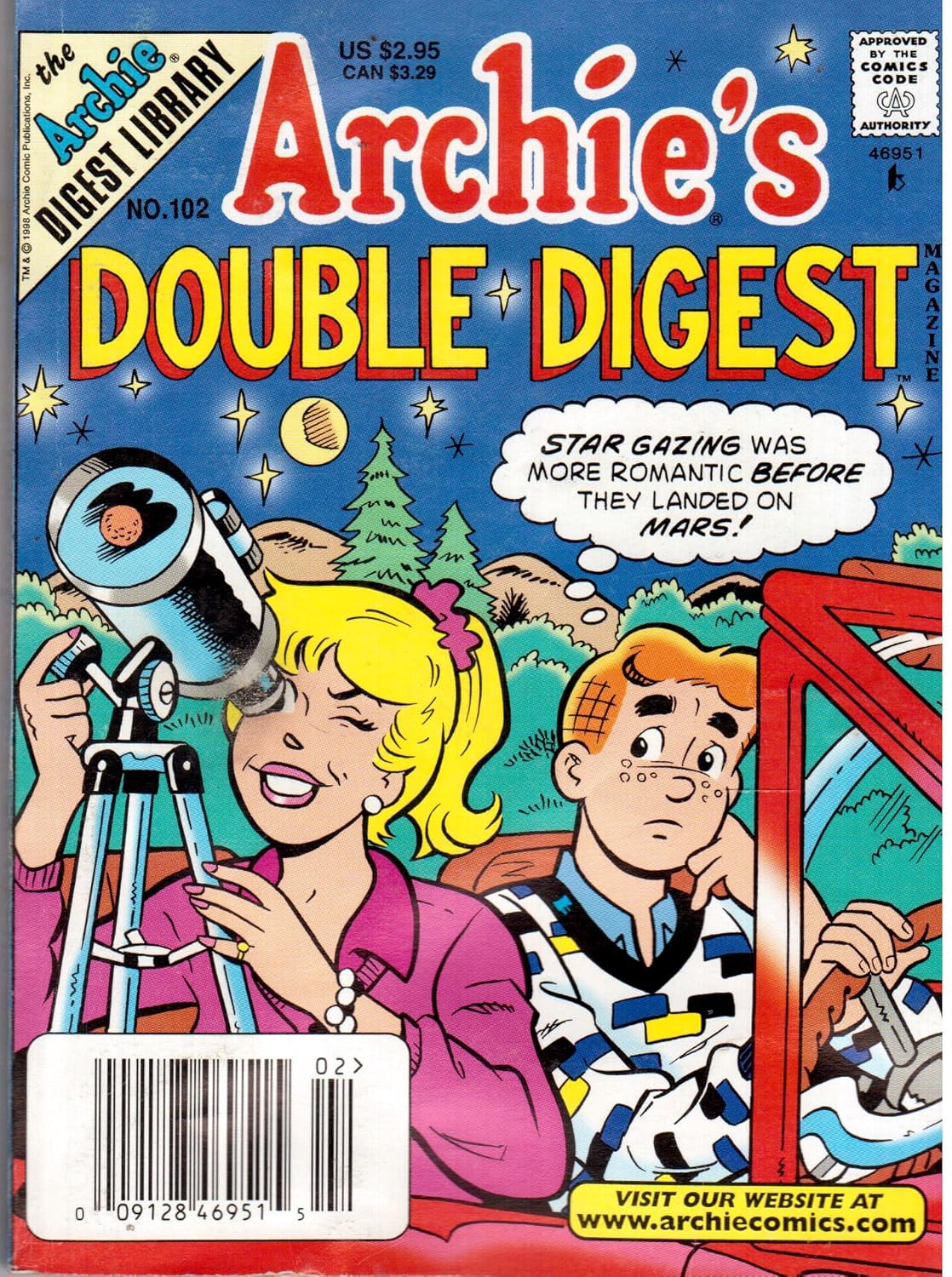 Archie's Double Digest #102 (The Archie Digest Library, #102) (Archie Comic Publications)
Archie's Double Digest #102 (The Archie Digest Library, #102) (Archie Comic Publications)