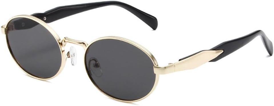 Ретро металлические овальные солнцезащитные очки для женщин, модные, конфетных оттенков, защита от УФ-излучения UV400, для мужчин, панк-солнцезащитные очки HVTVTLA, Golden Grey
Ретро металлические овальные солнцезащитные очки для женщин, модные, конфетных оттенков, защита от УФ-излучения UV400, для мужчин, панк-солнцезащитные очки HVTVTLA, Golden Grey