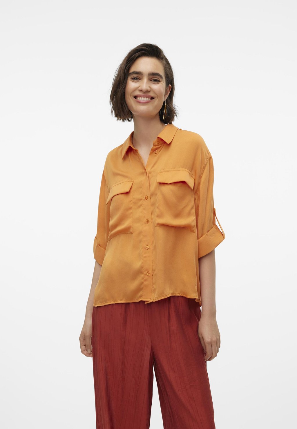 Блузка на пуговицах VMFABIANA 3/4 Aware, золотой
Блузка на пуговицах VMFABIANA 3/4 Aware, золотой