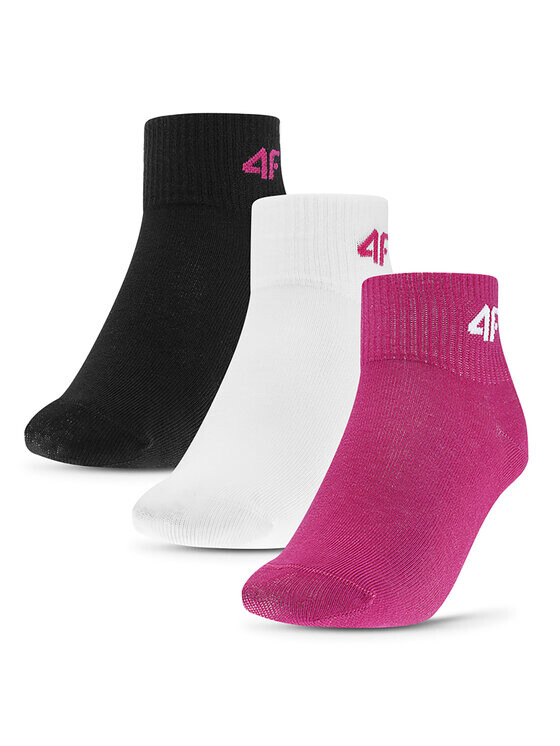 Комплект из 3 низких детских носков 4F, мультиколор 
Комплект из 3 низких детских носков 4F, мультиколор