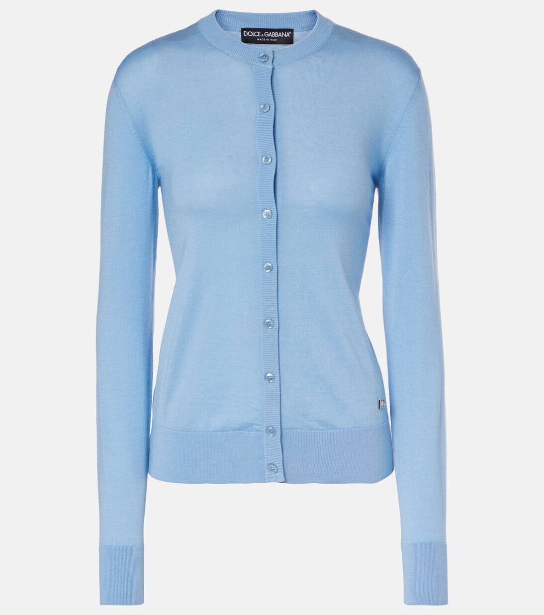 Кардиган DG из кашемира и шелка Dolce&Gabbana, цвет glicine
Кардиган DG из кашемира и шелка Dolce&Gabbana, цвет glicine