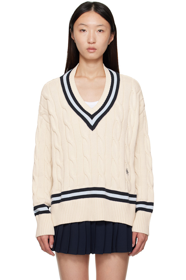 Свитер с V-образным вырезом и кабельной вязкой Src Sporty & Rich, мультиколор
Свитер с V-образным вырезом и кабельной вязкой Src Sporty & Rich, мультиколор