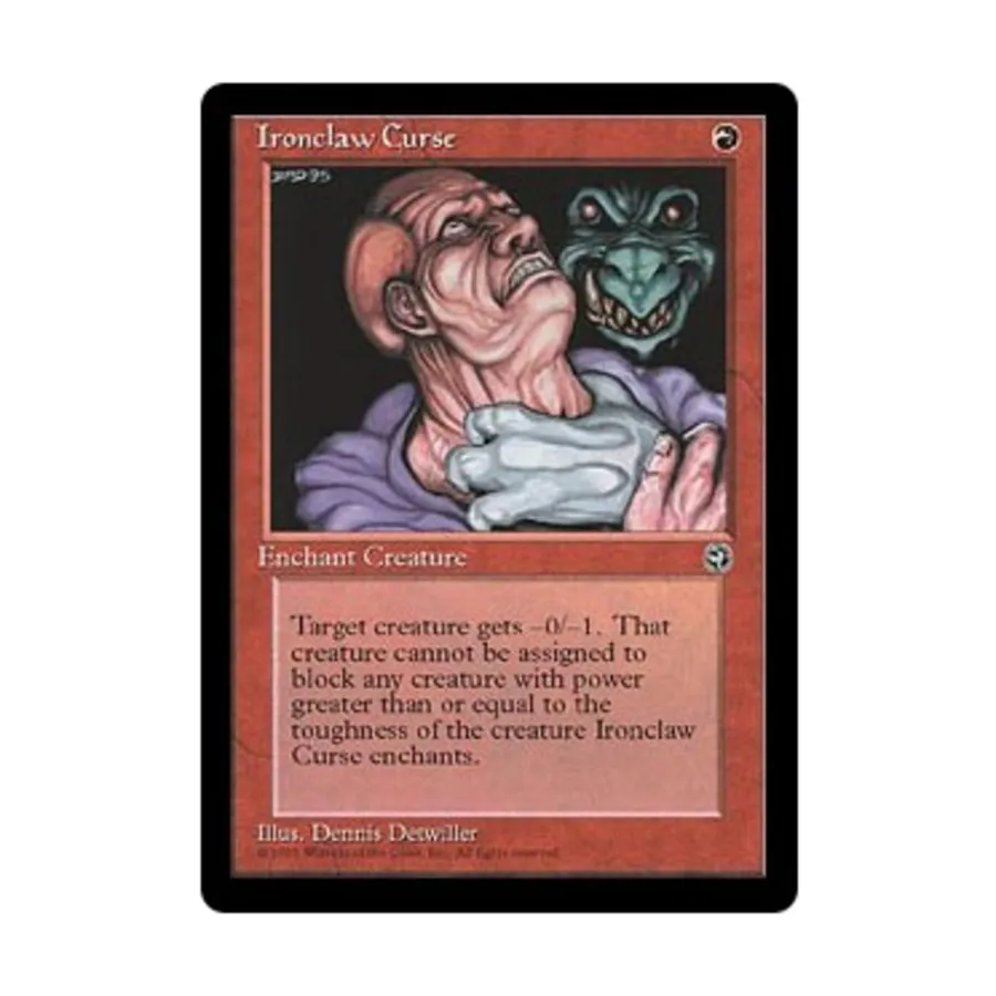 CCG Проклятие Железного Когтя (клавиша R), MTG - Homelands 
CCG Проклятие Железного Когтя (клавиша R), MTG - Homelands