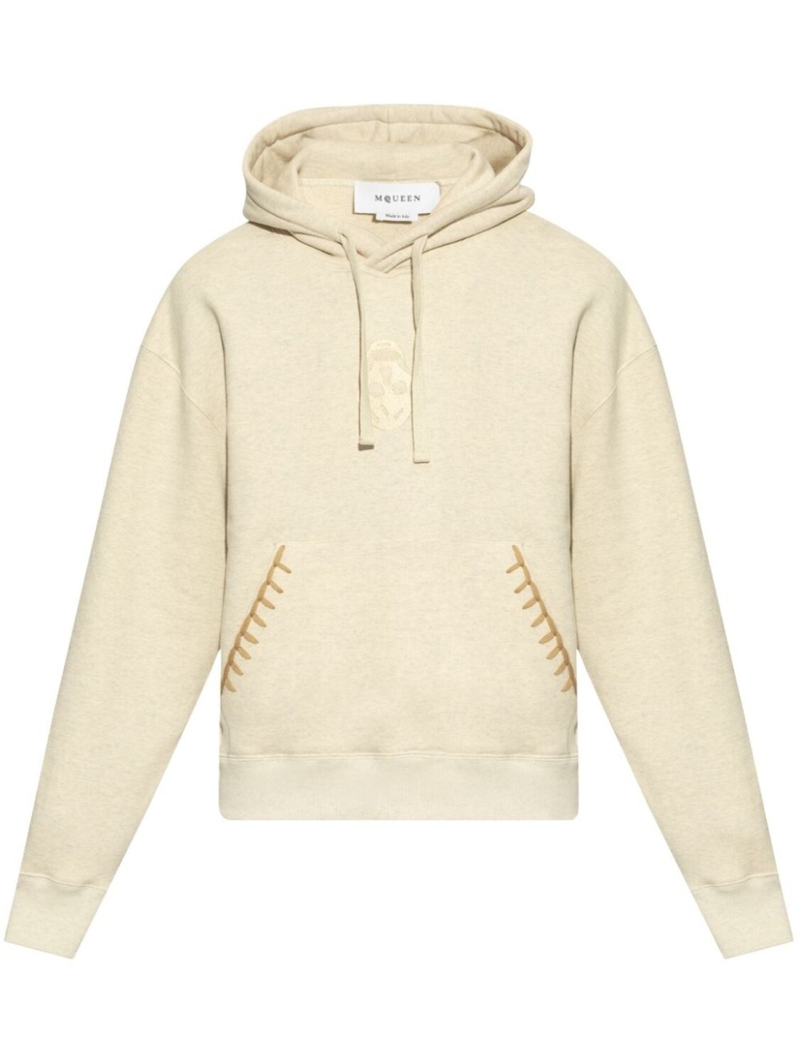 Толстовка с вышитым черепом Alexander McQueen, нейтральный
Толстовка с вышитым черепом Alexander McQueen, нейтральный