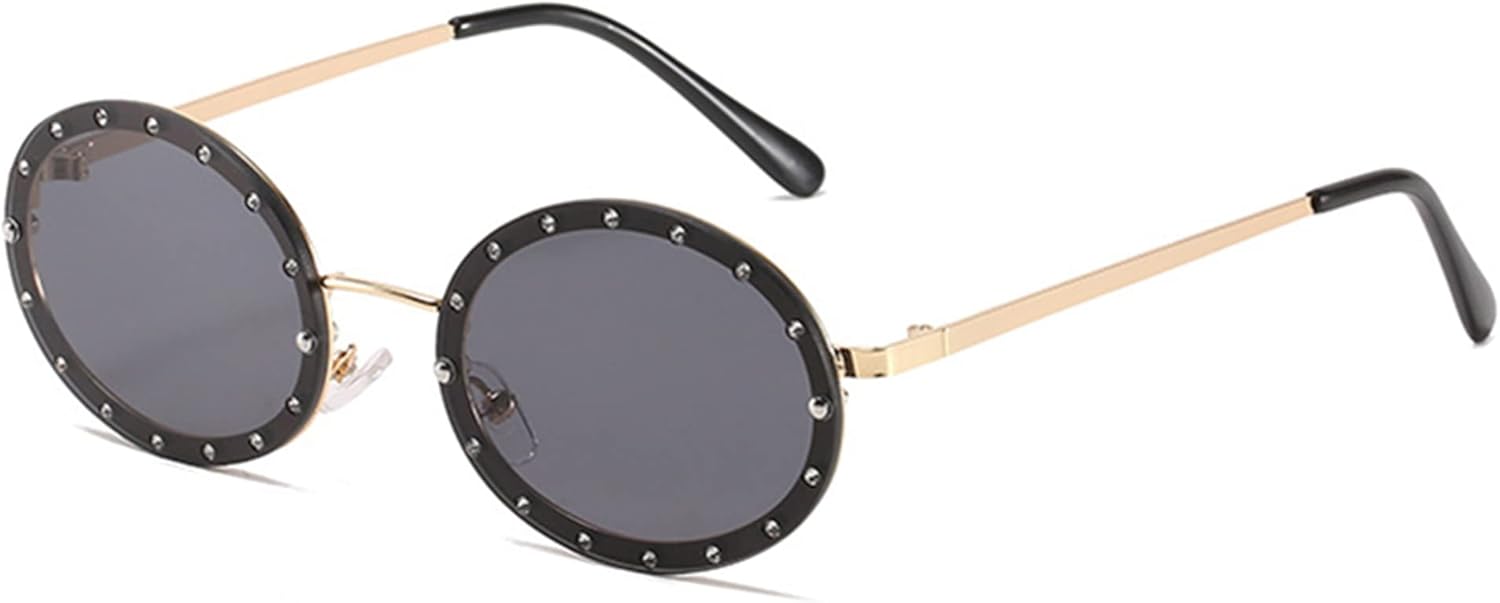 овальные солнцезащитные очки-пулы конфетного цвета для женщин, без оправы, увеличенного размера, с заклепками, модные, с защитой от УФ-излучения UV400 bullabulling, Gold/Gray
овальные солнцезащитные очки-пулы конфетного цвета для женщин, без оправы, увеличенного размера, с заклепками, модные, с защитой от УФ-излучения UV400 bullabulling, Gold/Gray