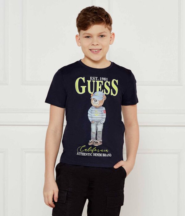 Футболки Regular fit Guess, синий 
Футболки Regular fit Guess, синий