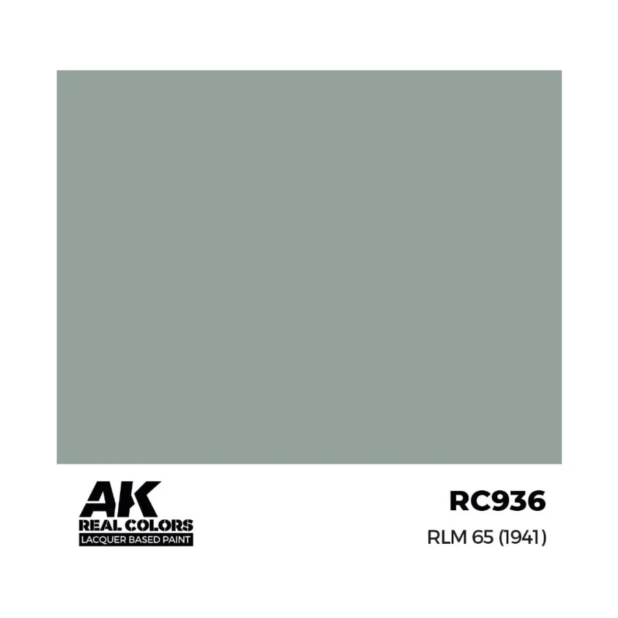 RLM 65 1941 Голубой, Paint - Real Color, Dropper Bottles (AK-Interactive)
RLM 65 1941 Голубой, Paint - Real Color, Dropper Bottles (AK-Interactive)