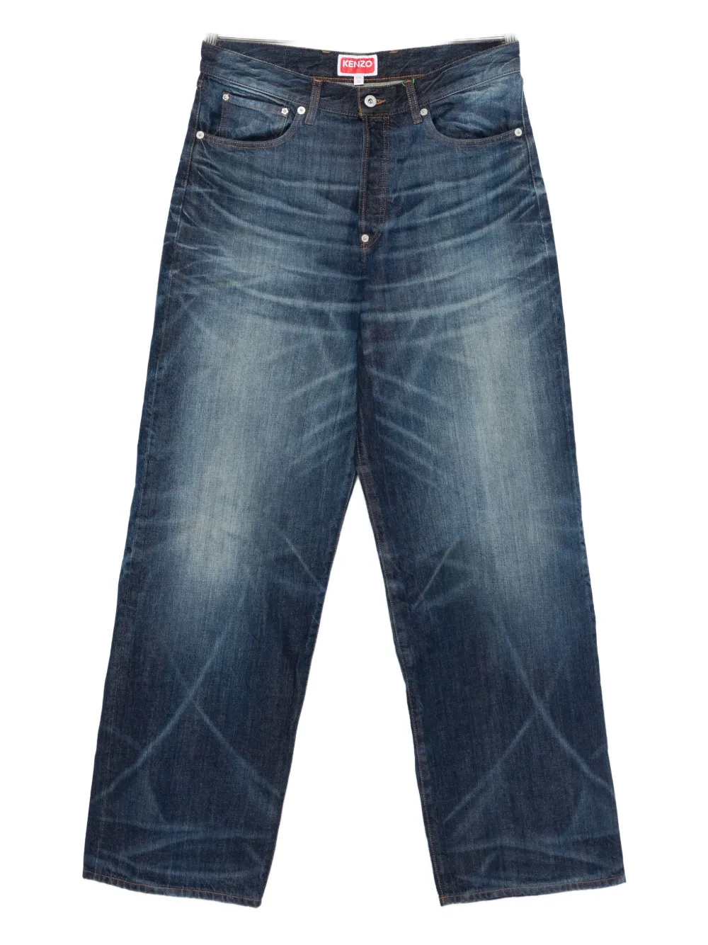 Джинсы с эффектом потертости KENZO, синий
Джинсы с эффектом потертости KENZO, синий