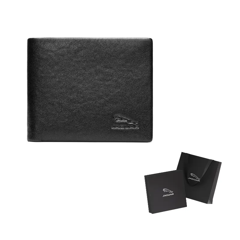 JAGUAR Кожаный бумажник мужской черный, Black
JAGUAR Кожаный бумажник мужской черный, Black