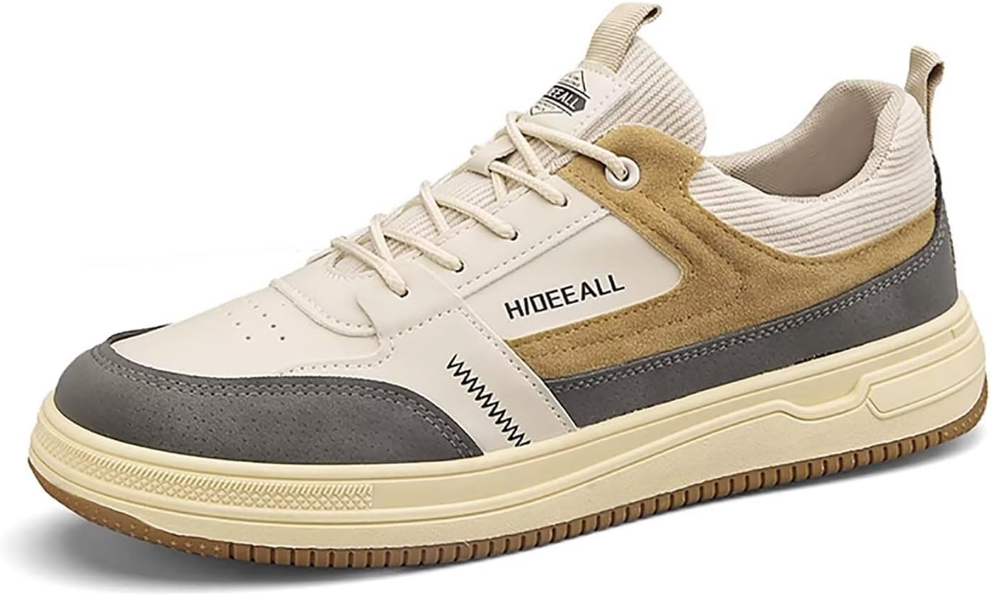 Мужские кроссовки TERBOFIN низкие повседневные для скейтборда, прогулок, модные кроссовки для путешествий, спортзала и работы, бежевый
Мужские кроссовки TERBOFIN низкие повседневные для скейтборда, прогулок, модные кроссовки для путешествий, спортзала и работы, бежевый