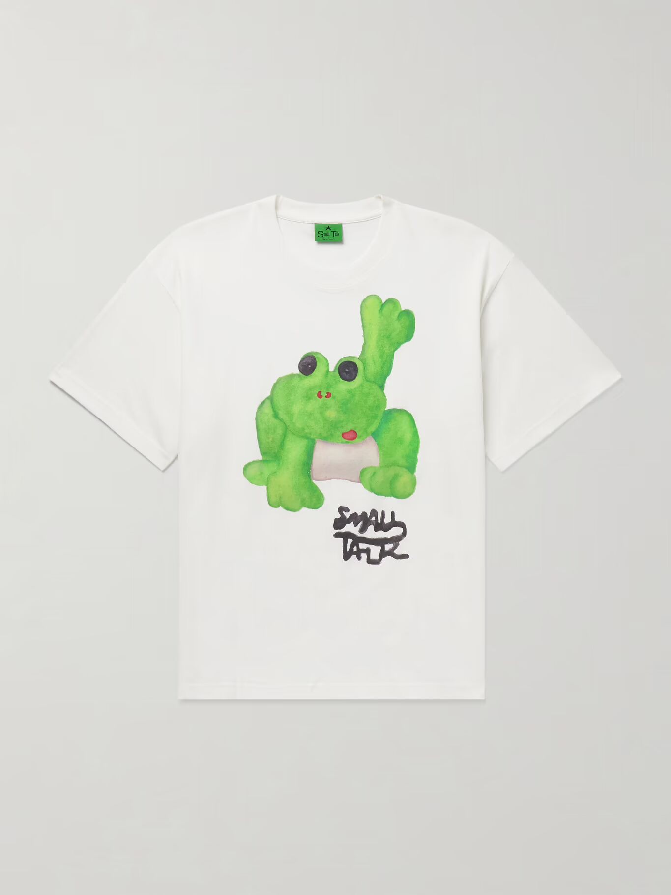 Футболка из хлопкового джерси с логотипом SMALL TALK, белый
Футболка из хлопкового джерси с логотипом SMALL TALK, белый