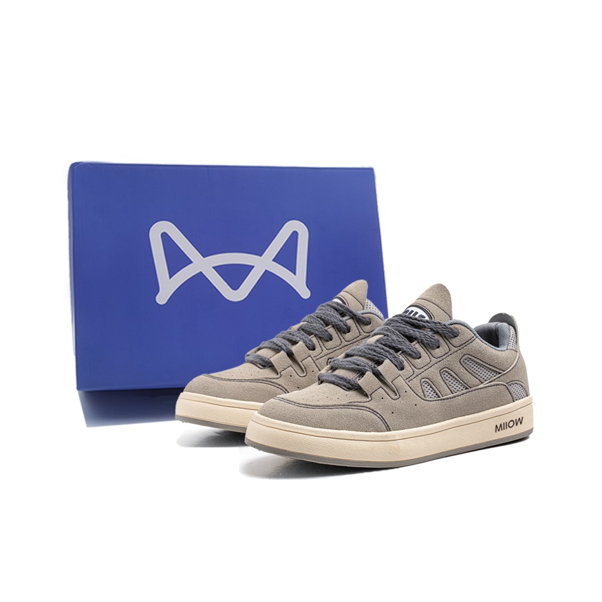 MIIOW Мужские лоу-топ скейтборд кроссовки серые, цвет Gray
MIIOW Мужские лоу-топ скейтборд кроссовки серые, цвет Gray