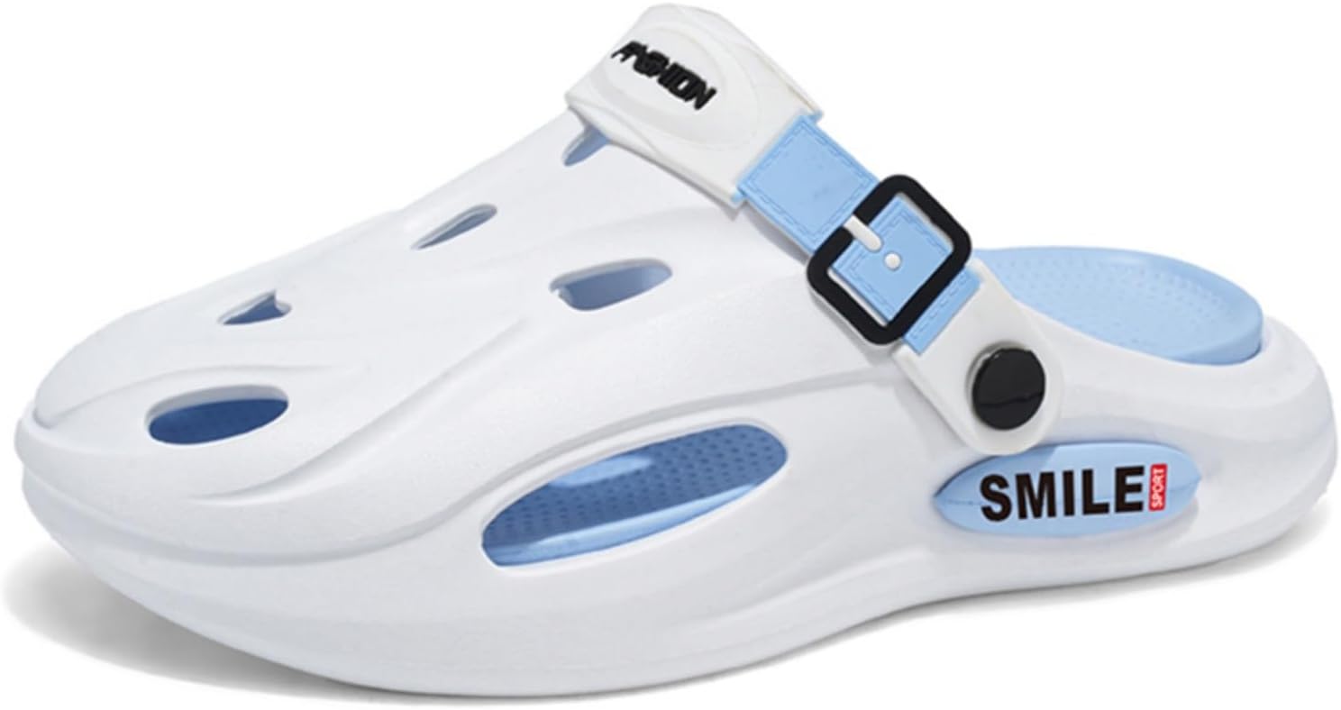 Модные комфортные сабо на платформе для мужчин, из материала EVA, высота 4 см - увеличивающие рост, Шлепацы, повседневные тапочки, пляжная обувь, стильные сандалии Khwfjas, синий
Модные комфортные сабо на платформе для мужчин, из материала EVA, высота 4 см - увеличивающие рост, Шлепацы, повседневные тапочки, пляжная обувь, стильные сандалии Khwfjas, синий