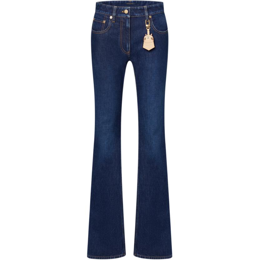 Прямые джинсы с эффектом стирки LOUIS VUITTON, синий
Прямые джинсы с эффектом стирки LOUIS VUITTON, синий