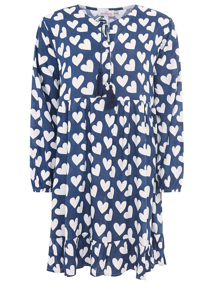 Короткое платье Zwillingsherz, темно-синий/белый
Короткое платье Zwillingsherz, темно-синий/белый